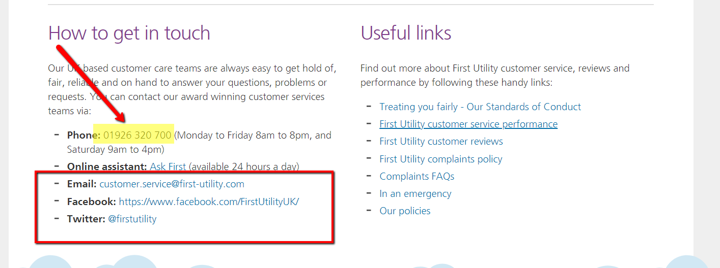 first_utility_contact_number